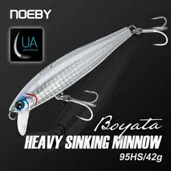 Señuelo Minnow NOEBY de hundimiento rápido para atún y pargo amarillo