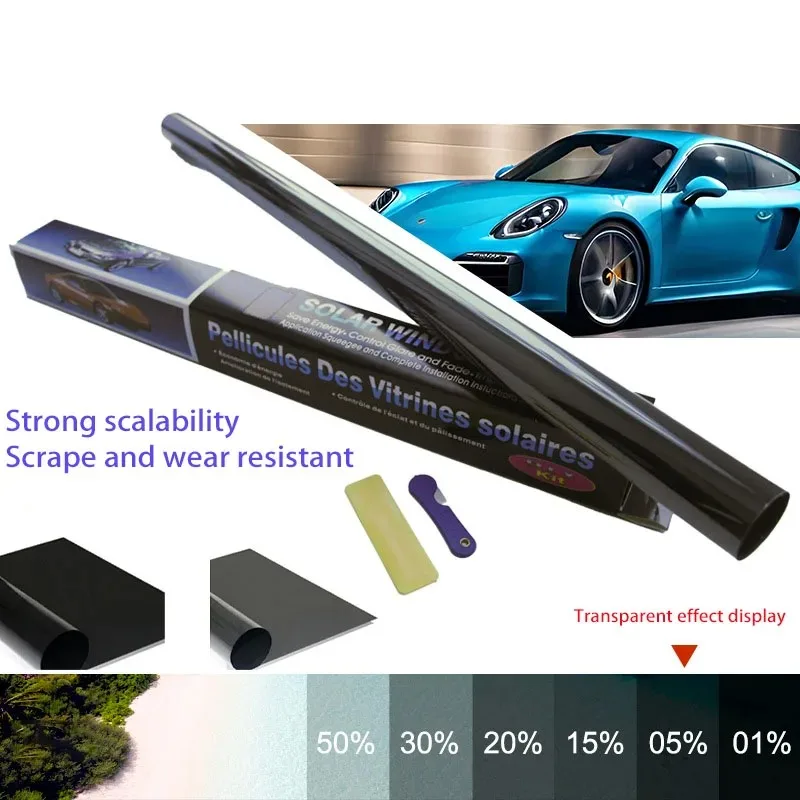 Película aislante impermeable y protector solar para ventana, adecuada para película automotriz, protección de privacidad, película de vidrio para ventana - imagen 2