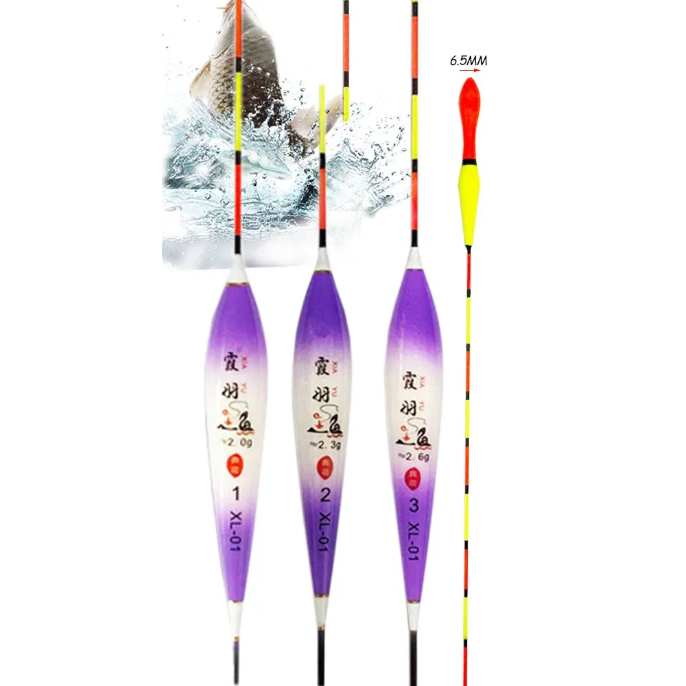 Kits de línea Bobber de pesca, conjunto de flotadores de pesca de bola Nano compuesta de anzuelo, boya Vertical de deriva, accesorios de pesca, aparejos, 6 uds./lote - imagen 5