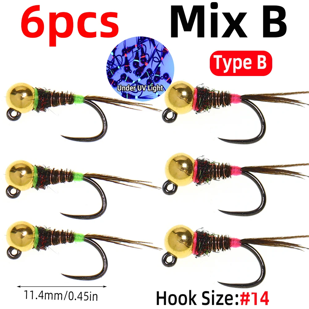 6pcs Mix B