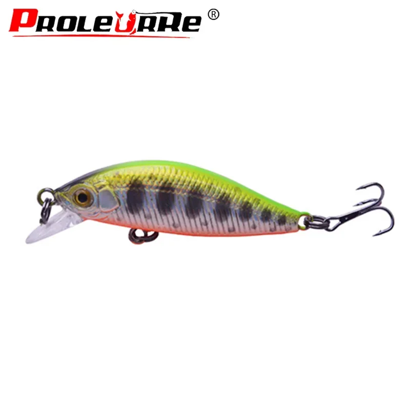 1 cebo duro que se hunde Minnow Señuelos de Pesca 50mm 3,2g señuelo de peces de agua dulce Wobblers señuelos artificiales trucha Swimbait Peche Leurre - imagen 4