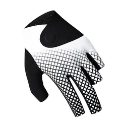 Guante de billar de mano izquierda a la moda, guante elástico antideslizante de medio dedo, guante de billar transpirable, accesorios de Fitness