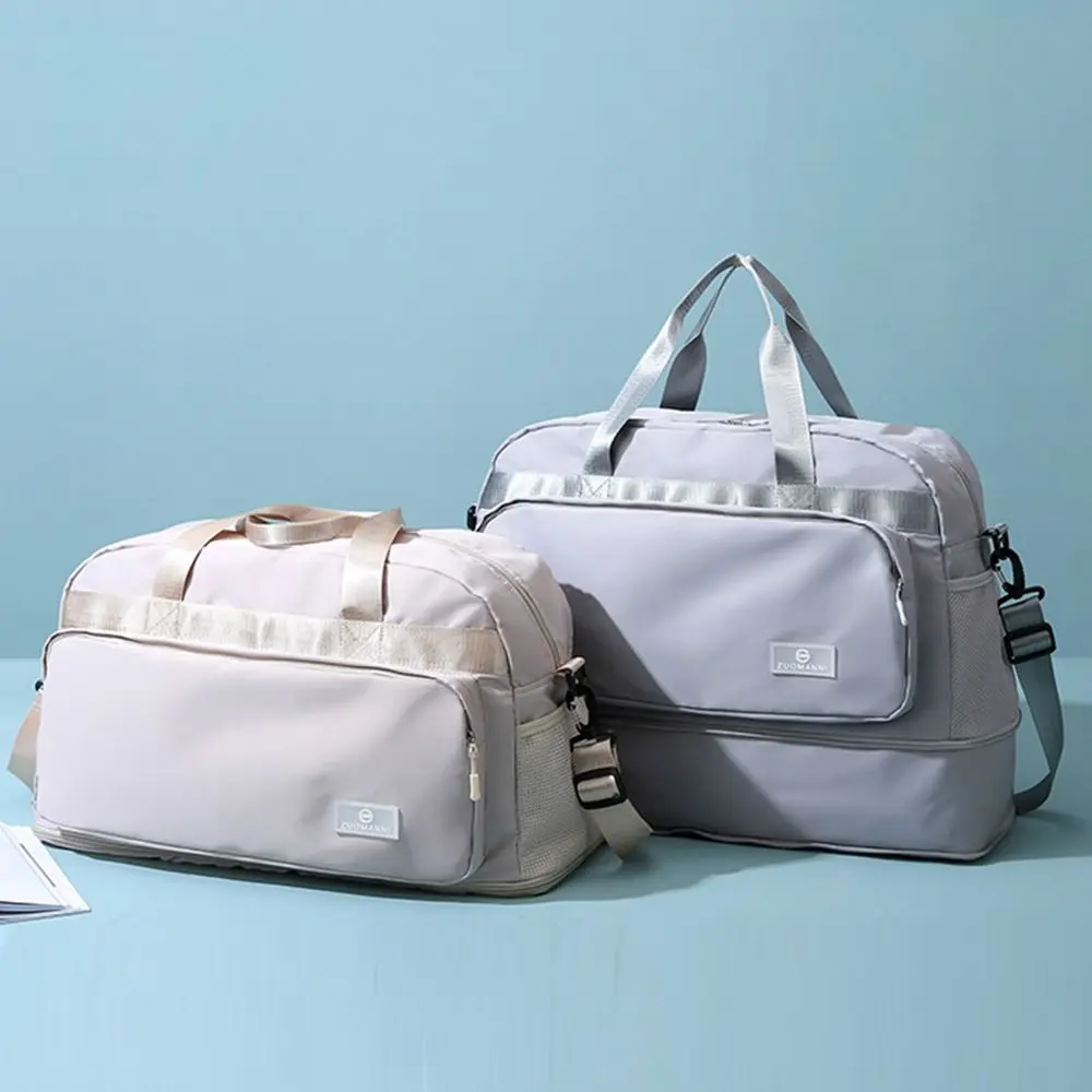 Bolsa de viaje expandible, bandolera, impermeable, bolsa de equipaje de viaje, gran capacidad, duradera, bolso de hombro para gimnasio, accesorios deportivos