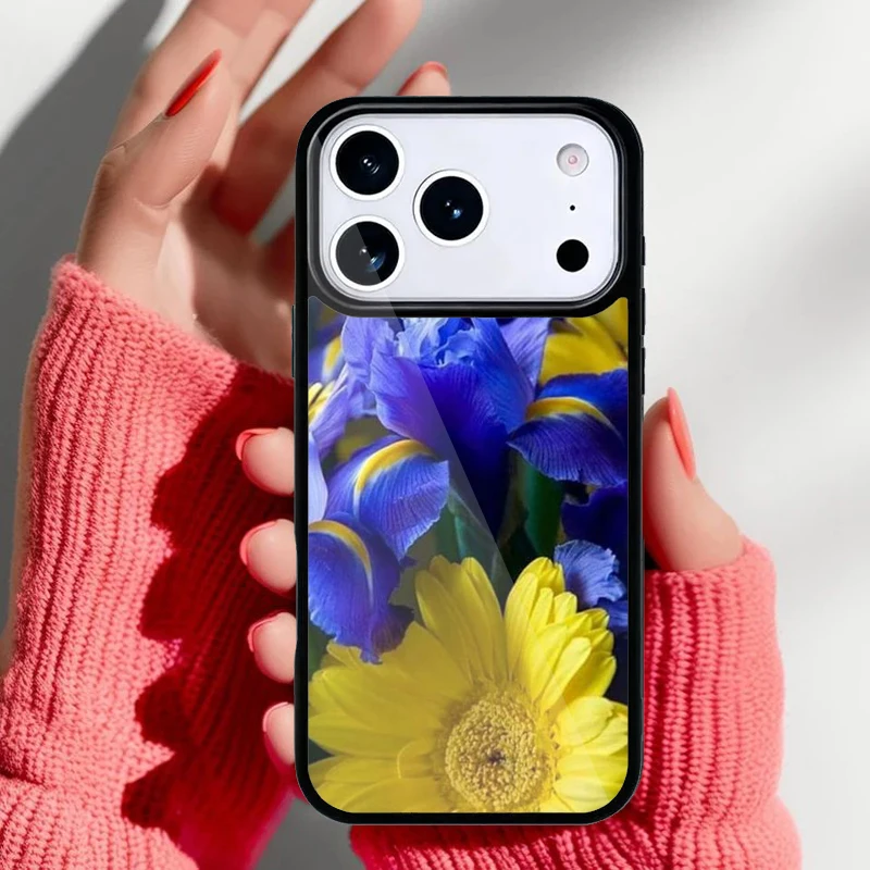 Funda retro bandera Ucrania para iPhone