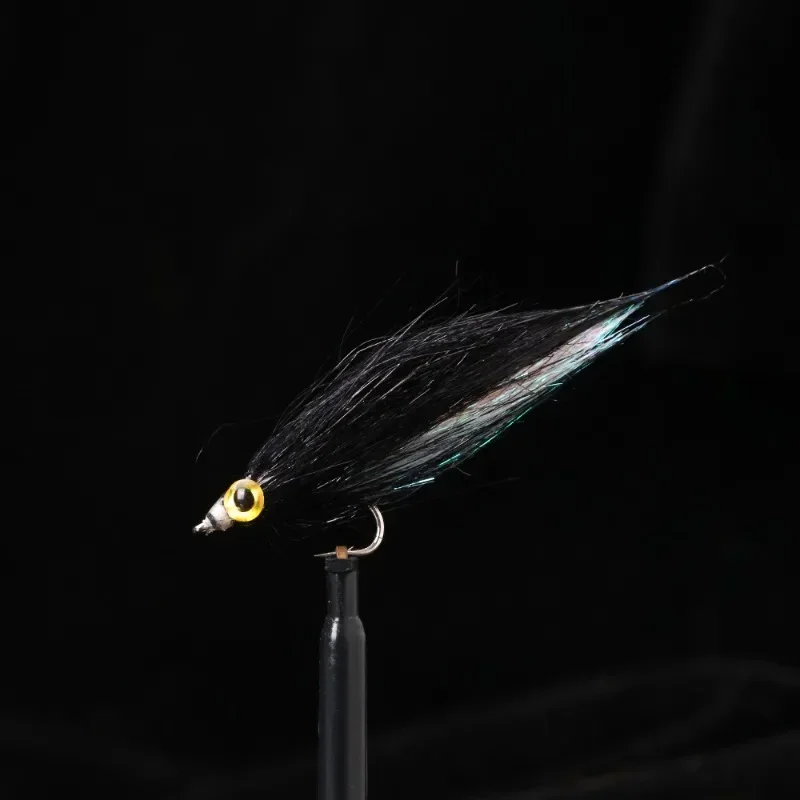 Anzuelo de pesca de seda de hielo, cebo biónico, pequeño, depredador, Mata moscas, suministros de pesca, accesorios, 6 piezas - imagen 2