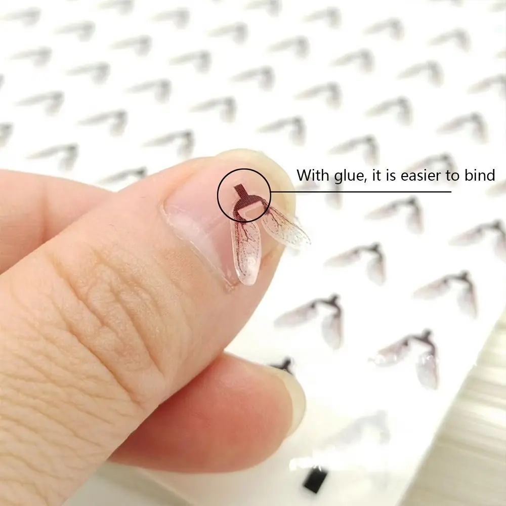 Mayfly-Materiales de atado de botellas de mosca sintética, atado de moscas precortadas, alas de insectos realistas - imagen 4