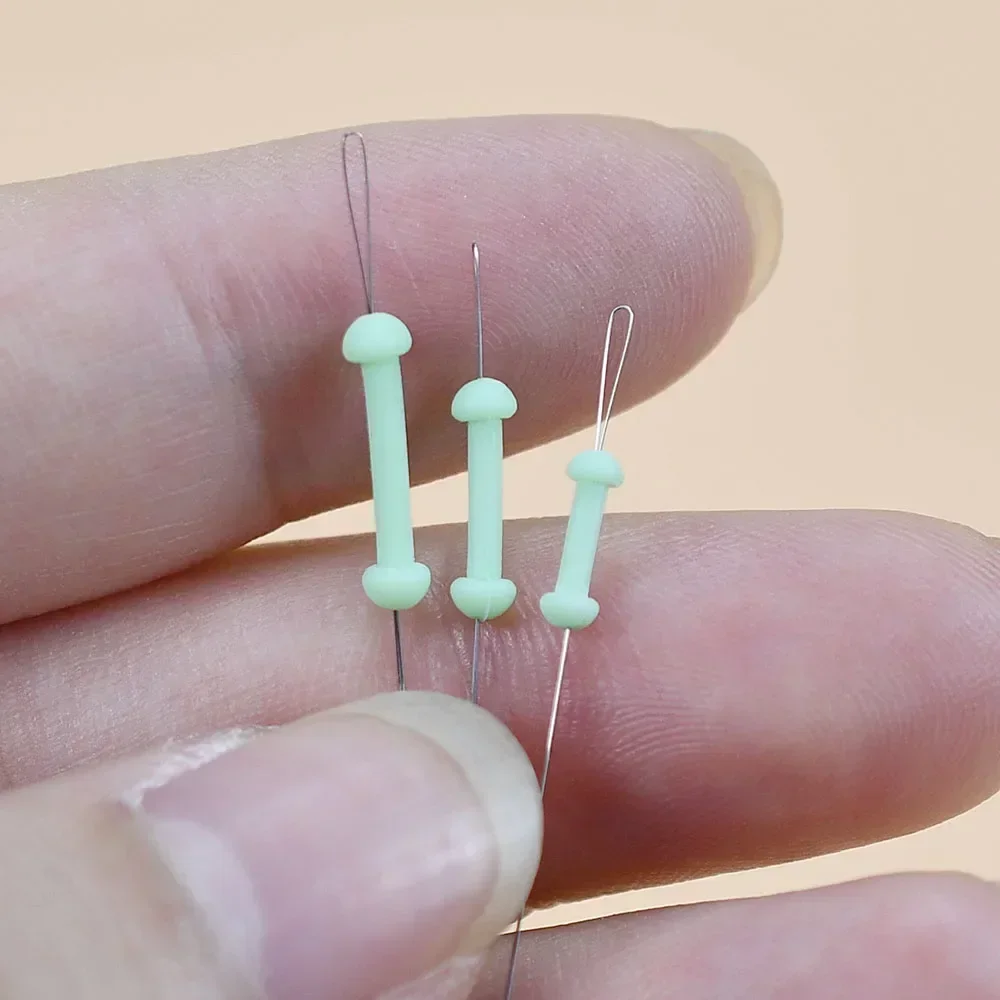 300 unids/pack asiento de piel de plomo asiento autoblocante espacio frijol núcleo suave corriente pesca espacio frijol accesorios de equipo de pesca competitivos - imagen 3