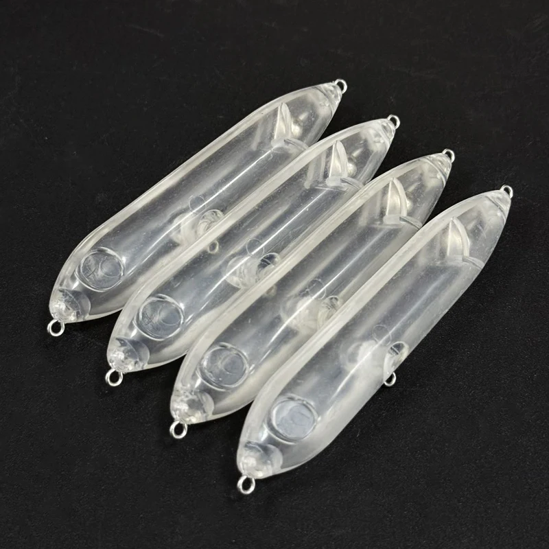 Señuelo de pececillo en blanco sin pintar, 20 piezas, 100mm, 10g, cebo tipo lápiz de superficie flotante, cebo Artificial de fundición larga, Wobbler para trucha lubina - imagen 3