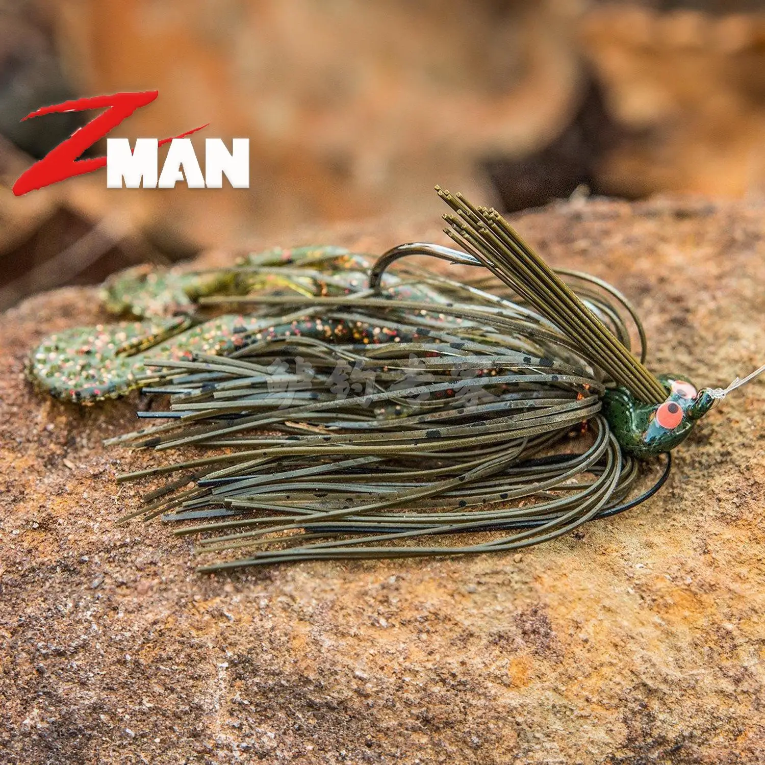 Plantilla de volteo ZMAN importada de Estados Unidos, colgante de plomo de grupo de goma CROSSEYEZ JIG - imagen 2