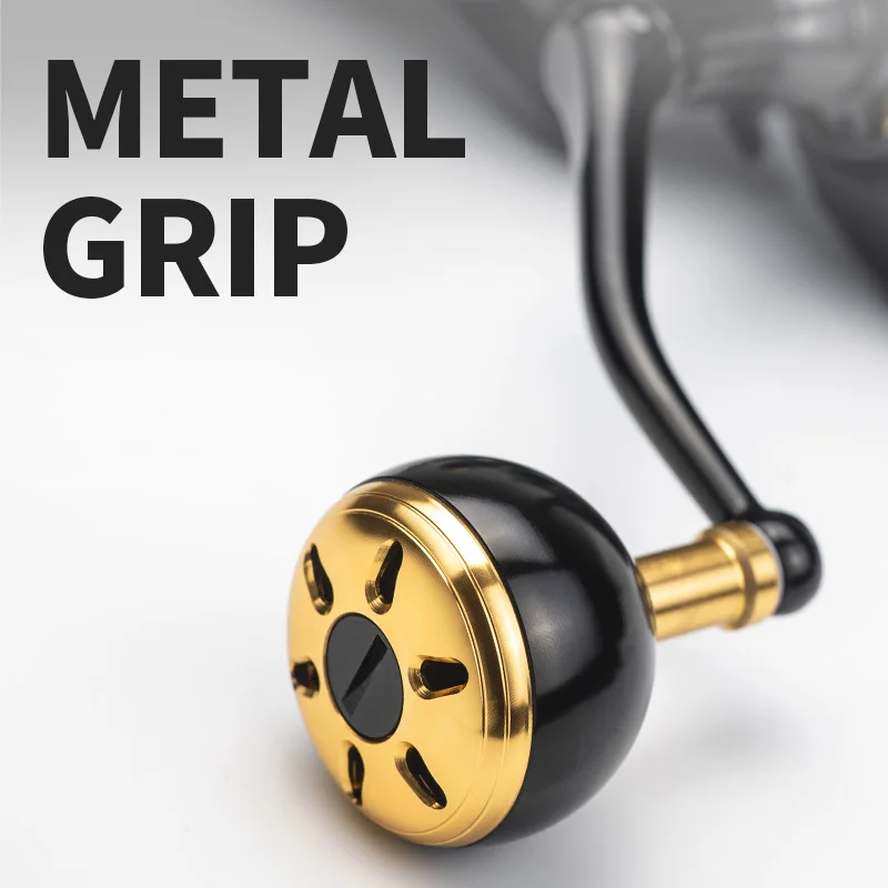 LINNHUE-carrete de Pesca giratorio, accesorio de arrastre máximo de 12kg, agarre de Metal, todos los equipos de Pesca, 2800-7800 6BBS - imagen 3