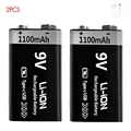 9V 1100mAh 2pc