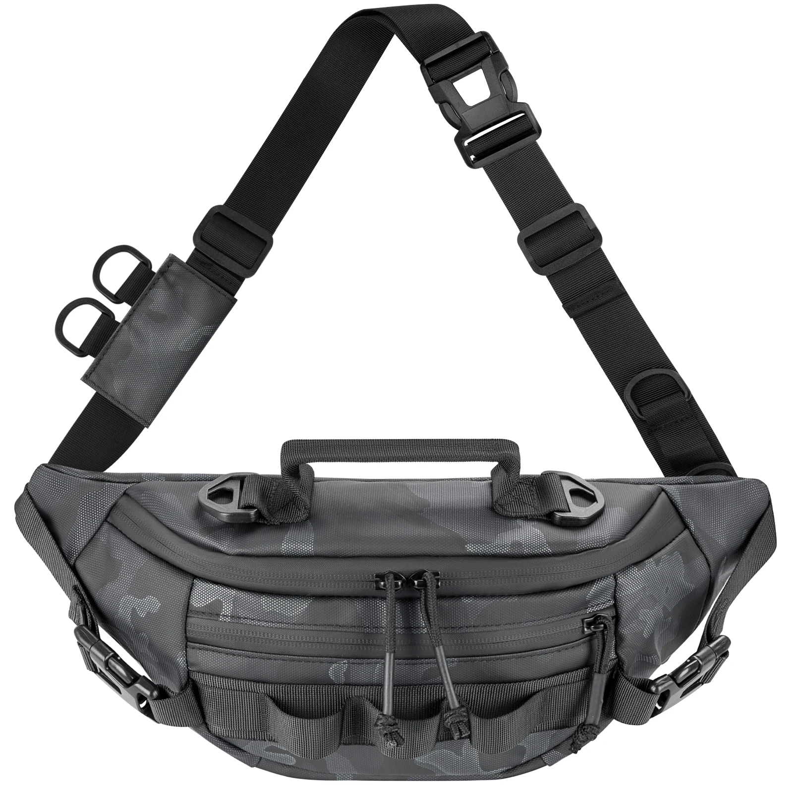 Riñonera de pesca para el pecho, bolsa de viaje al aire libre, deportes, camuflaje, aparejos de pesca, bolsas impermeables para caza, Camping, senderismo, ciclismo - imagen 5