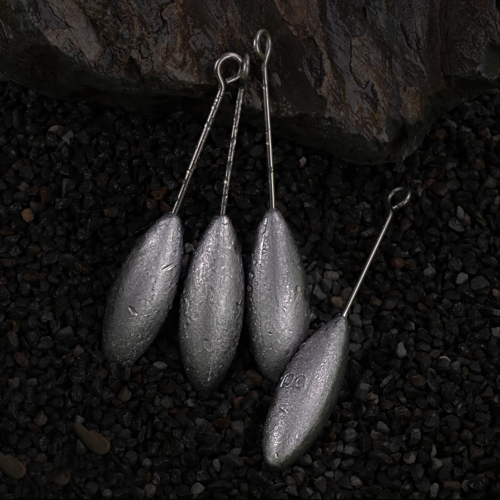 Juego de plomos de pesca de plomo de 5/8 piezas, 3,5-4,6 oz, pesas de pesca de cola larga para agua salada, Surf, arena, mar, Playa - imagen 4