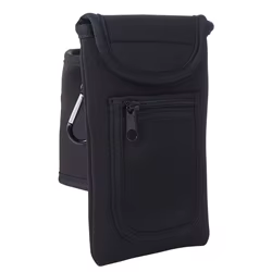 Bolsa bandolera para botella de agua magnética, bolsa para botella de gimnasio multicapa ajustable, bolsa para botella de agua deportiva portátil de gran capacidad para gimnasio