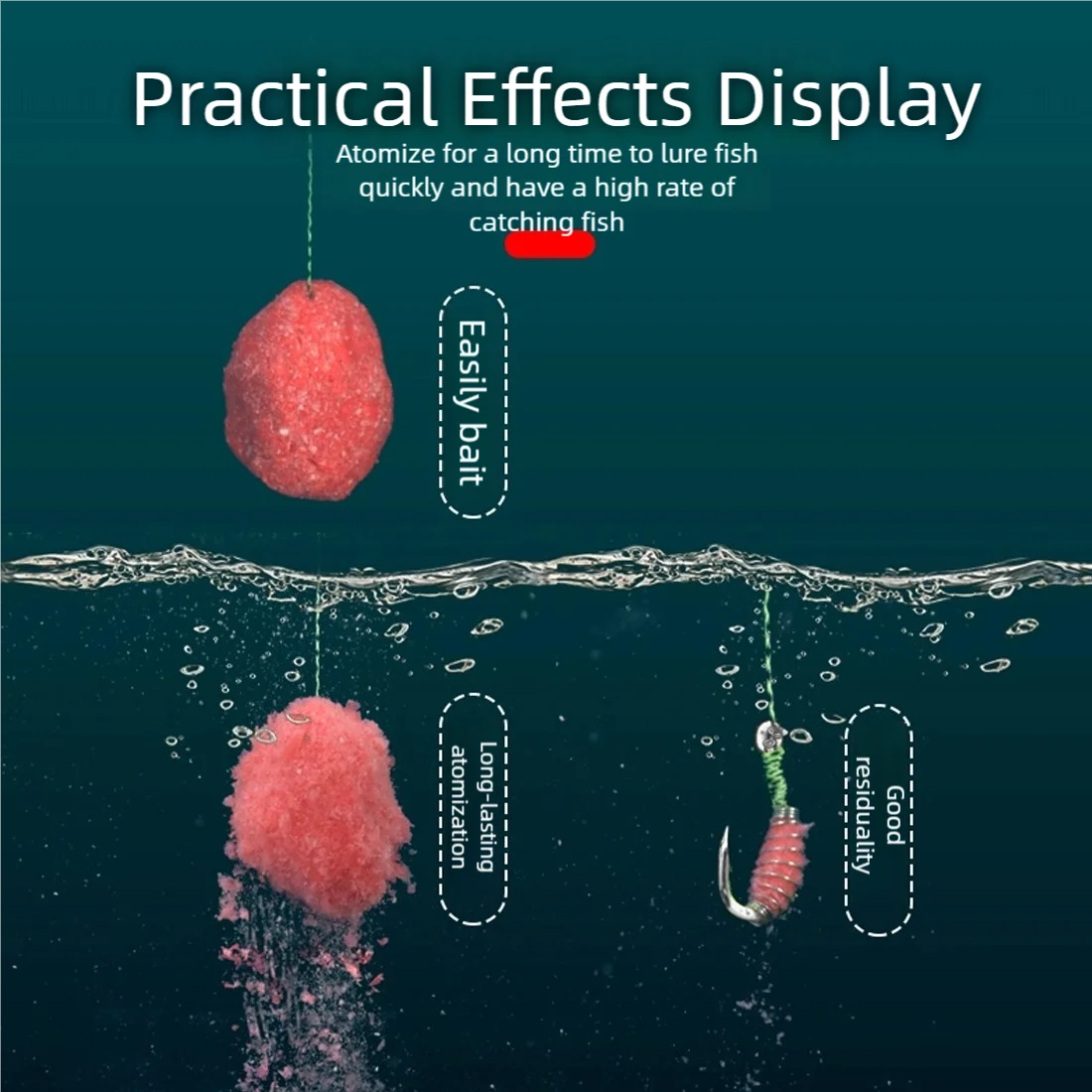 9KM 20 piezas anzuelos de pesca gancho de carpa con resorte anzuelo de cebo anzuelo circular de pesca Extra fuerte para agua dulce - imagen 5