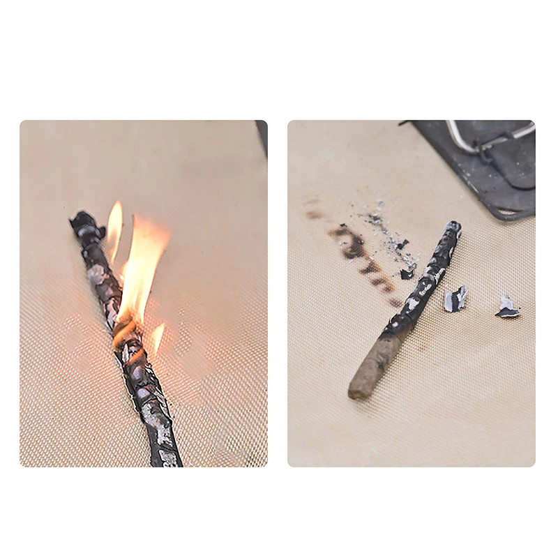 Manta ignífuga de fibra de vidrio, cubierta de manta de soldadura, paño ignífugo, aislamiento térmico resistente para Camping y Picnic - imagen 4