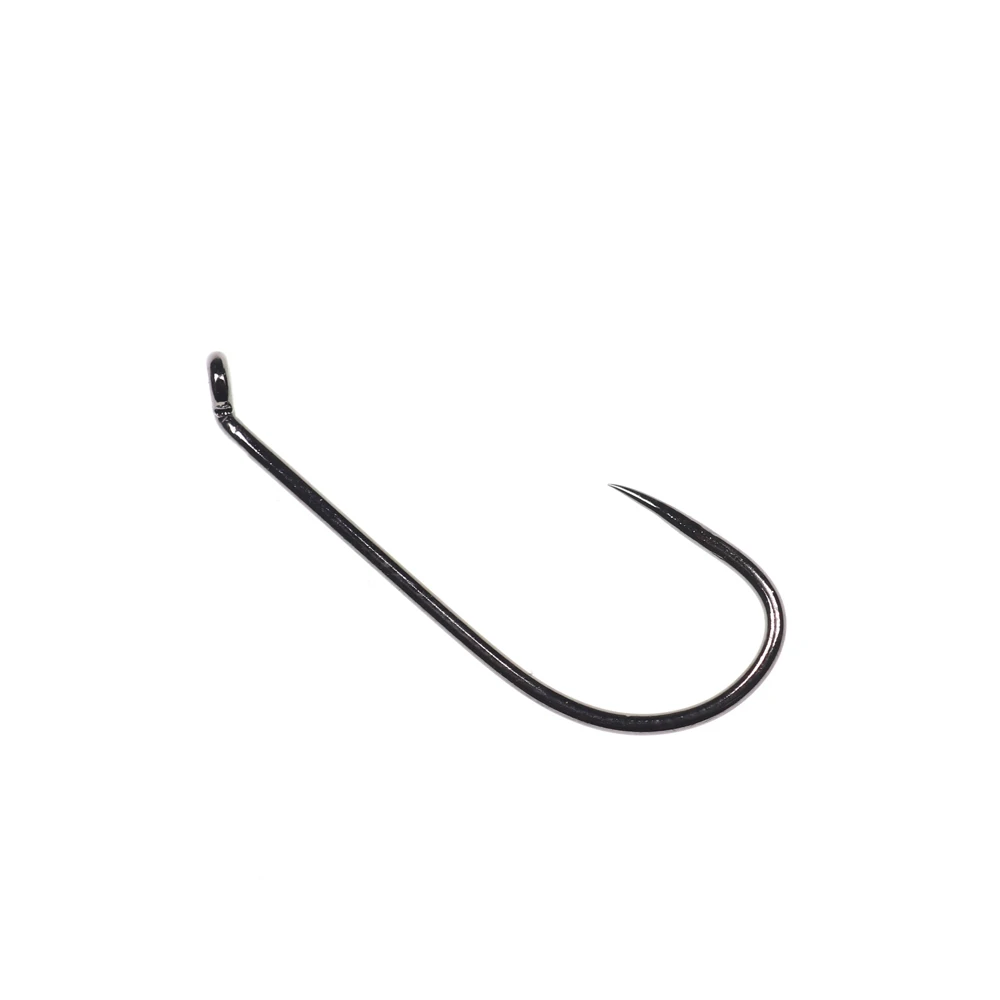 Wifreo-ganchos de acero de alto carbono para moscas, gancho de estilo de competición, 10 piezas, Barbless Streamer, 1X ganchos de fuerza Stonefly & Bugger - imagen 5