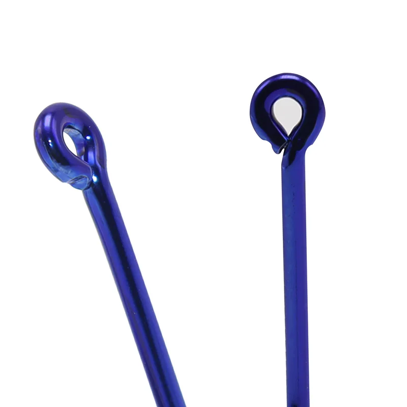 Anzuelos Chinu azules ZYZ, 35-55 unids/caja con estuche de almacenamiento, acero rico en carbono, 12 tamaños, anzuelos compensados, aparejos de pesca de mar o agua dulce - imagen 5