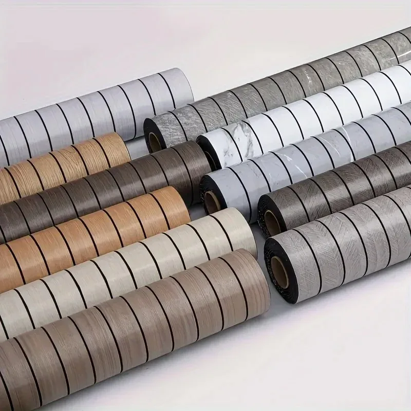 Papel pintado extra grueso autoadhesivo de grano de madera retro 3D: perfecto para proyectos de paredes y techo de bricolaje, resina SXP, extraíble y wa - imagen 5