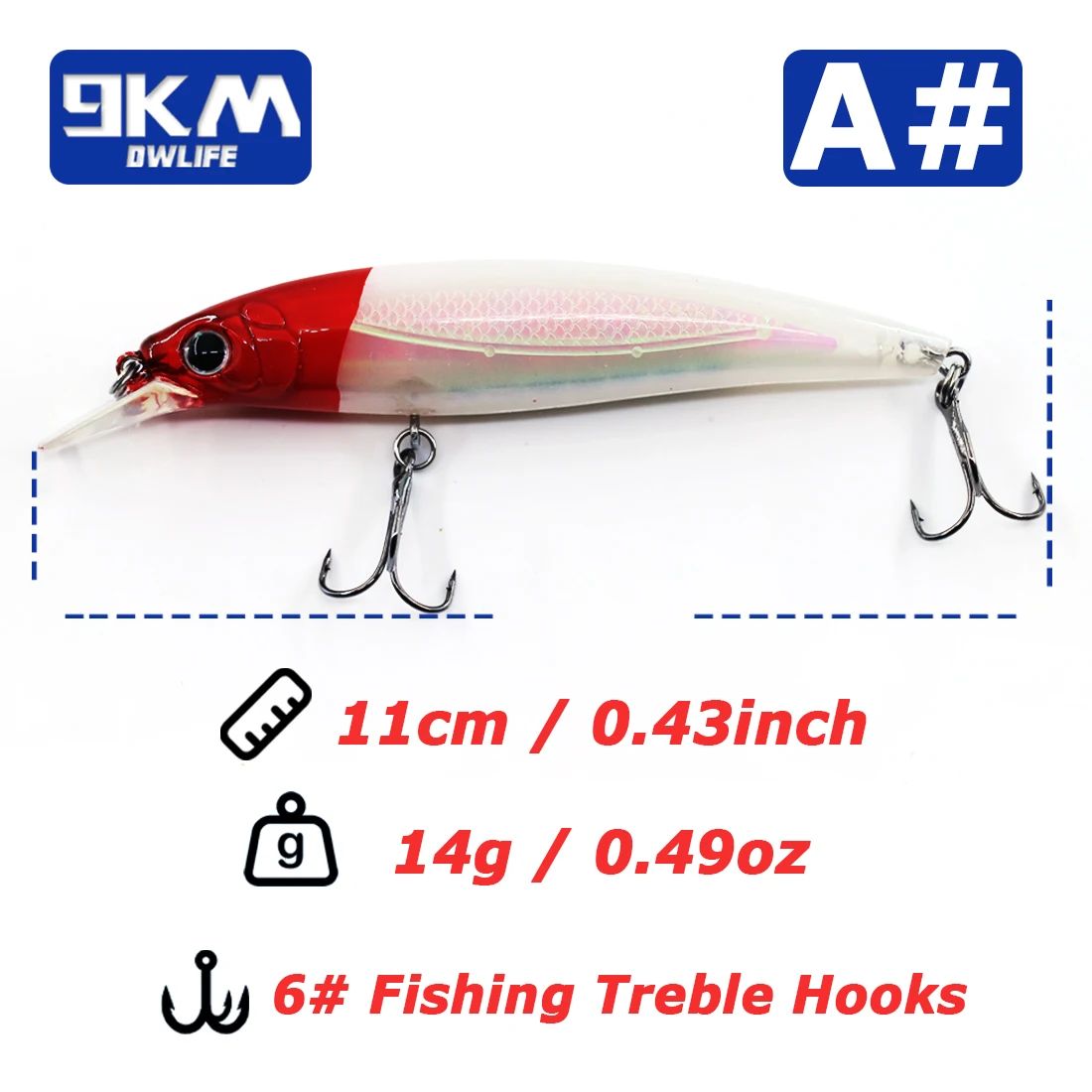 Size A-11cm 14g