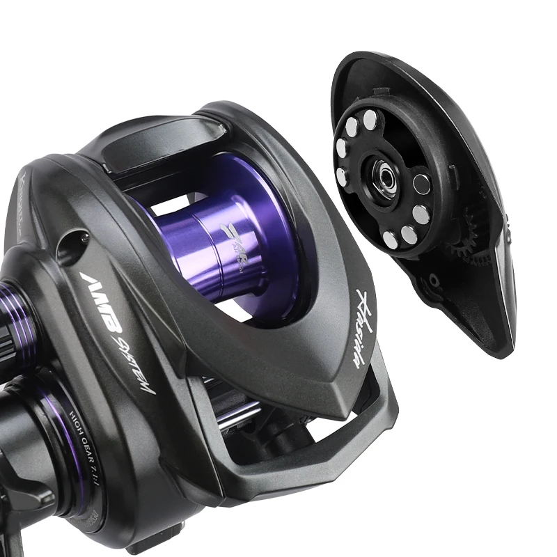 Carrete Baitcasting HISTAR Black Knight Elite – Aluminio-Magnesio - imagen 3