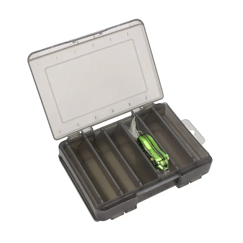 Caja de aparejos de pesca de gran capacidad, 98g, 185g, PP, impermeable, doble cara, gancho de cebo, caja de madera para camarones, equipo de pesca - imagen 4