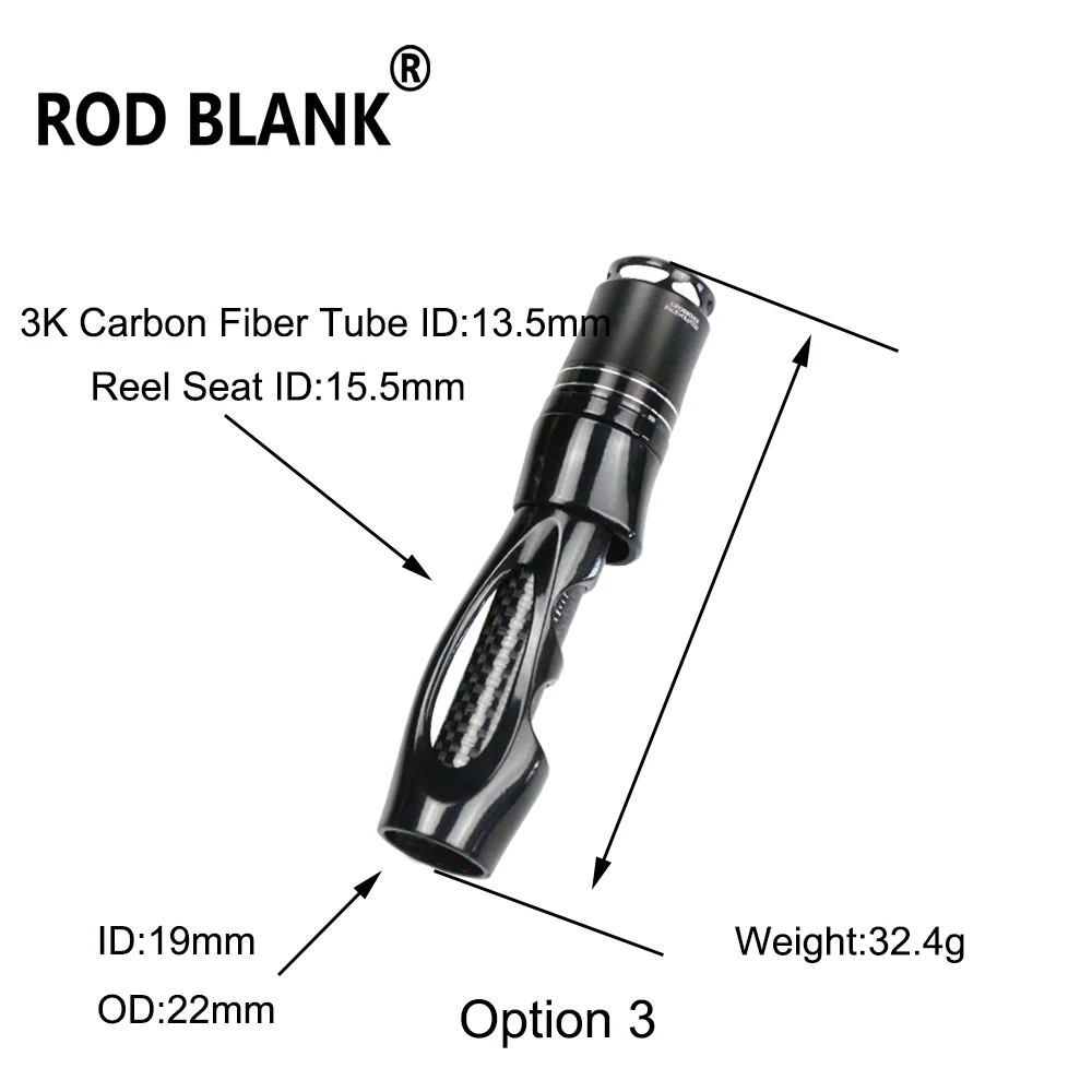 Blank de caña con asiento carrete giratorio y capó aluminio - imagen 5