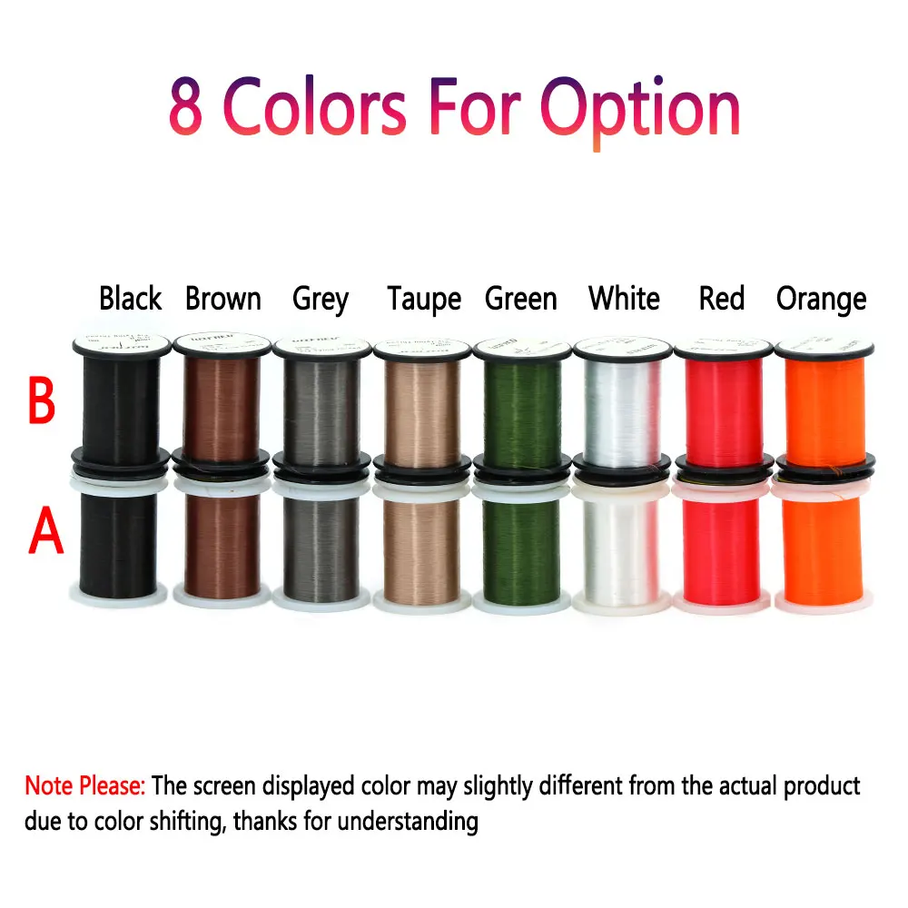 Bimoo 100m 30D GSP atado de moscas hilo de polietileno Material de atado de moscas de alta resistencia para moscas pequeñas ninfas señuelo de pesca de trucha - imagen 4