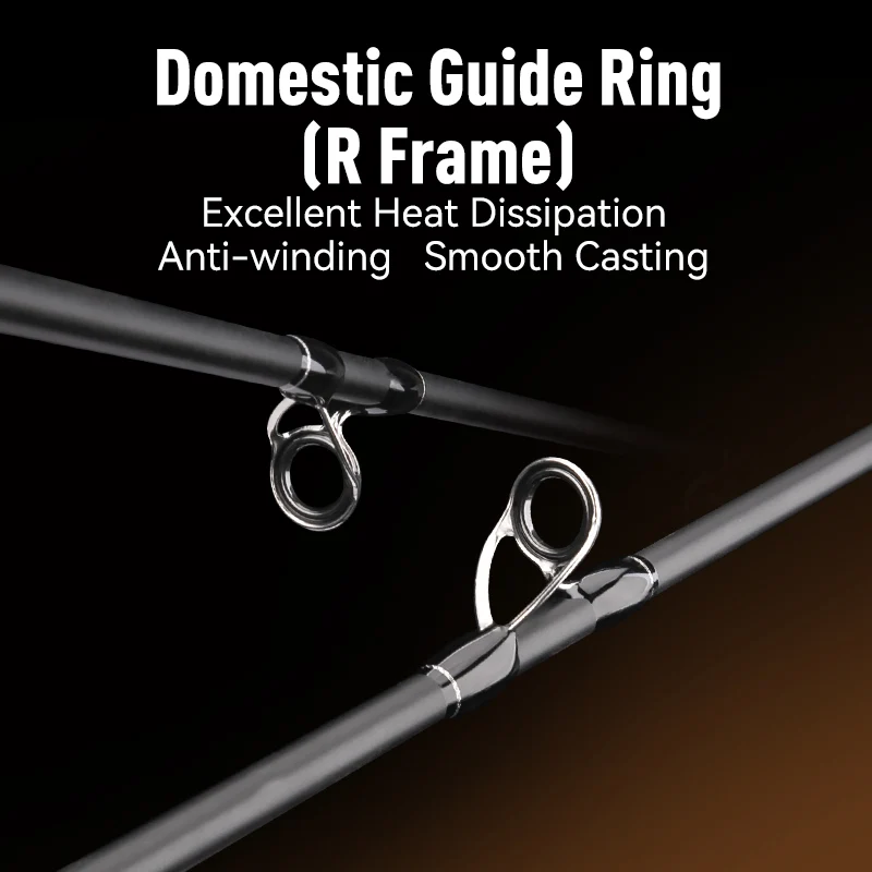 Cañas de pescar de Jigging lento SJ de LEYDUN Rang ML M MH H 1,85 m caña de fundición para barco de agua salada caña de luz de poste de barco de mar de alto carbono - imagen 4