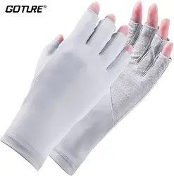 Goture guantes de pesca medio dedo antideslizantes transpirables