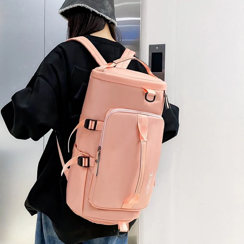 Mochila de viaje de gran capacidad a la moda, bolsa ligera para gimnasio, deportes, Fitness, impermeable, bolsa de lona de ocio para montañismo - imagen 3