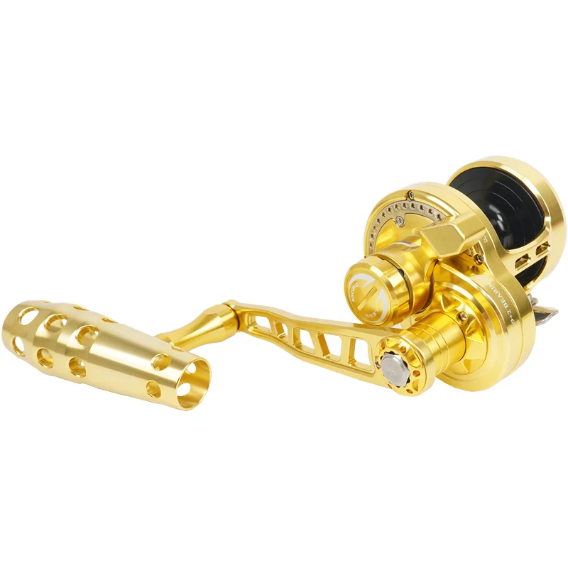 Madox-carrete de Jigging lento Pe4 #-400m, arrastre máximo 30kg, 11BB, tambor de aleación de Metal completo, alarma de arrastre de pesca en alta mar - imagen 5