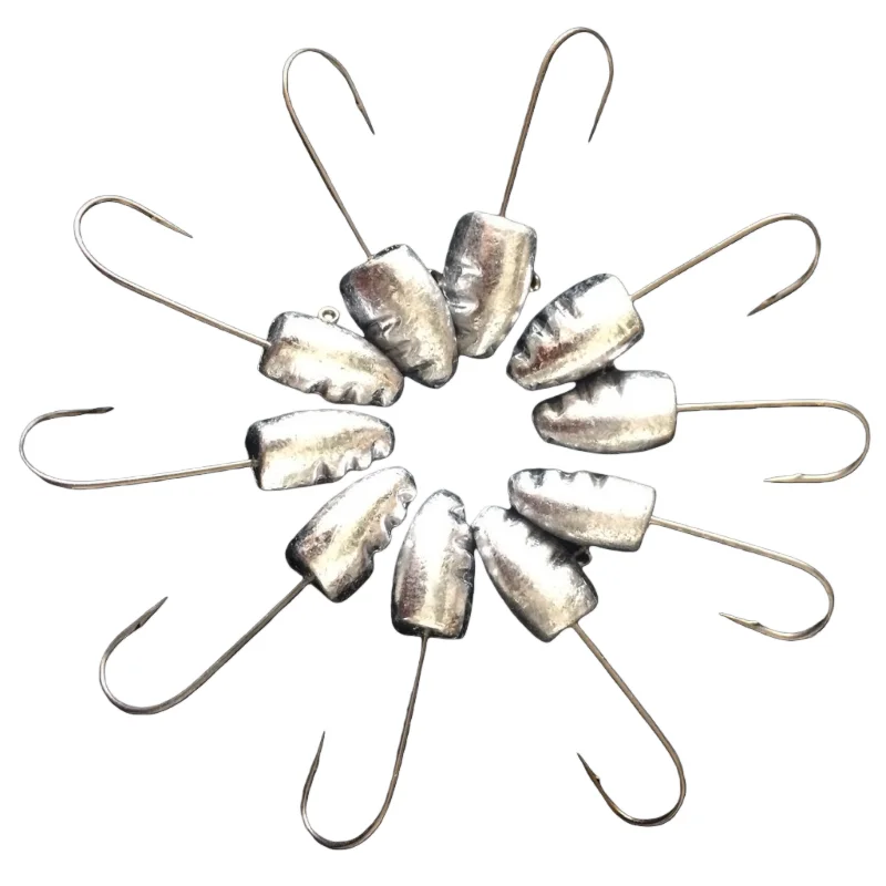 Swolfy Jig Head Bola Redonda – 7g y 10g para pesca con vinilo