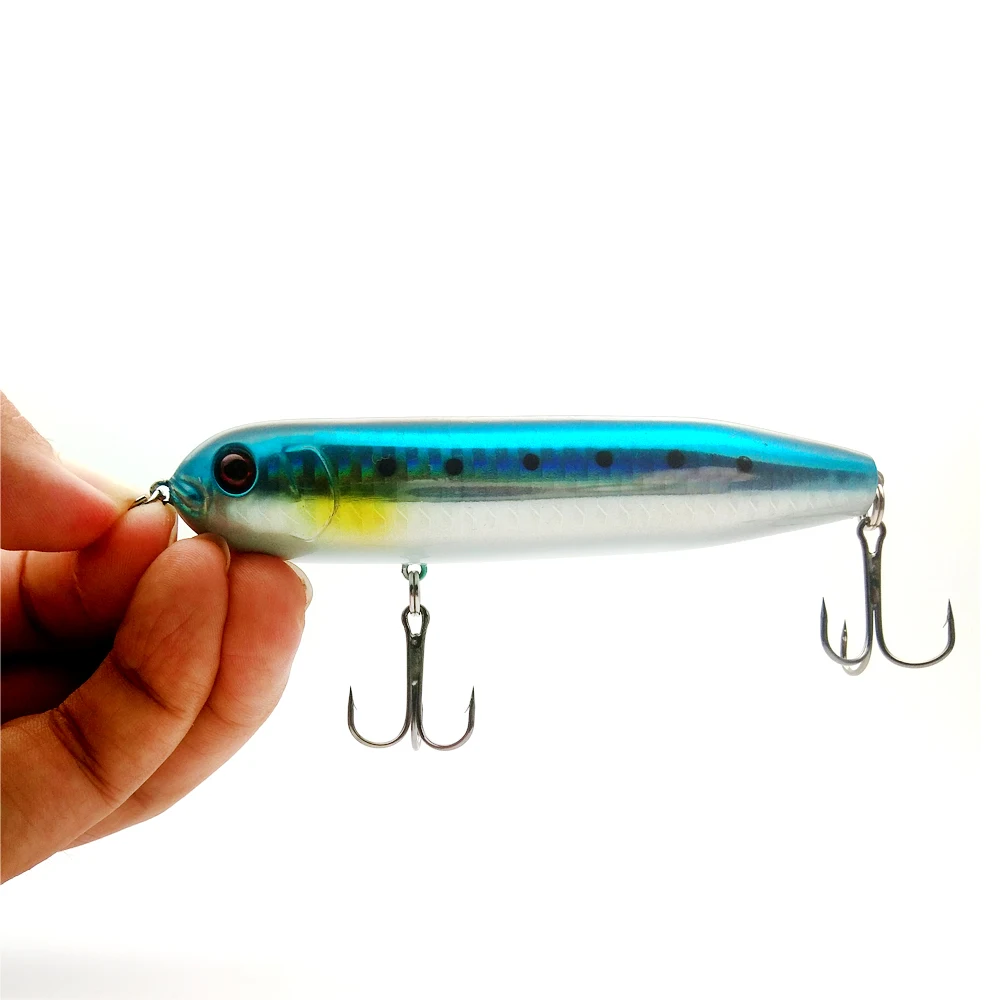 WATERBOY-señuelo duro Artificial para pesca en agua salada, cebo flotante de 10cm, 19G, para caminar con perro gordo, trucha, pez rojo - imagen 2