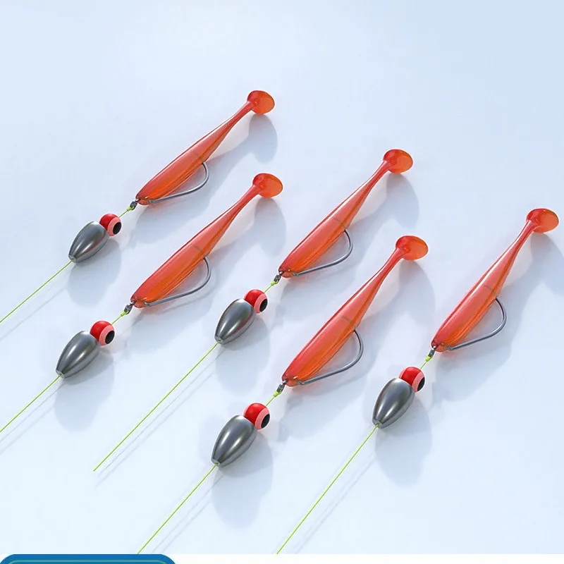 Plomo de plomo de aleación de Metal para pesca, aparejo Texas Carolina, aparejos de plomo, asistencia para lanzar peso, accesorios de aparejos de pesca de fundición larga - imagen 3