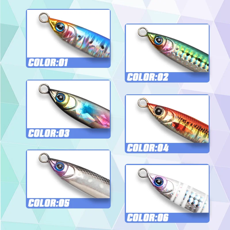 Magic Works Jig Tail Spinner cebo Artificial equipo de pesca 10g 15g 20g 30g Señuelos de Pesca giratorios de mar plantilla de Metal señuelo de lubina - imagen 5