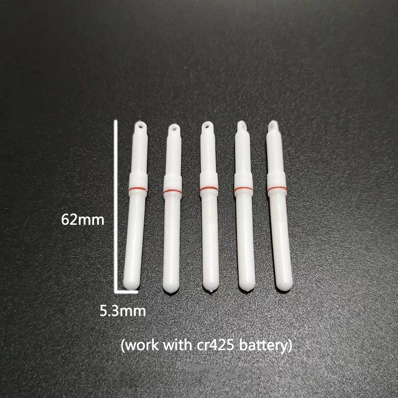 5 unids/lote barra luminosa de pesca nocturna con batería recargable cr425 accesorio de flotador luminoso lámpara atractora B623 - imagen 5