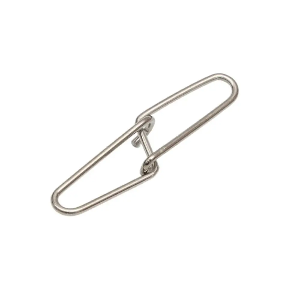 Conector de doble botón de acero inoxidable, gancho, anillo de conexión, accesorios de pesca, horóscopo, anillo, Conector de señuelo - imagen 4