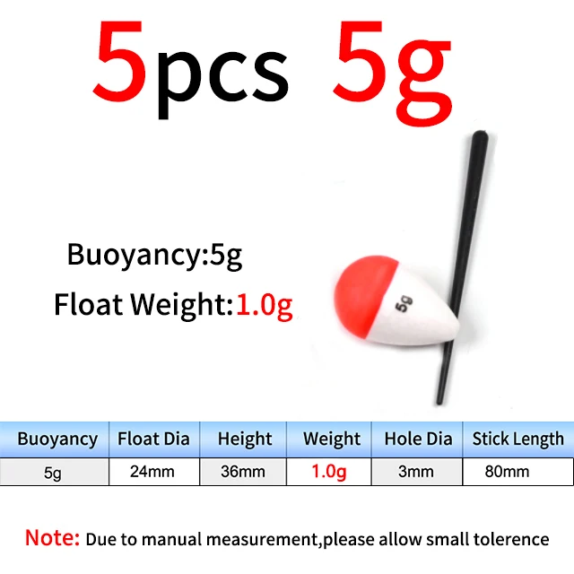 5pcs 5g