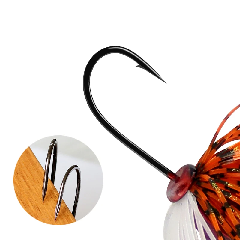 Señuelo giratorio de Pesca Vib de Metal, cebo duro de hundimiento Wobbler con lentejuelas para lubina y Lucio, 7g, 10g, 14g - imagen 5