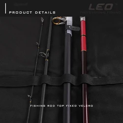 Funda enrollable LEO para caña de pescar – Resistente y práctica