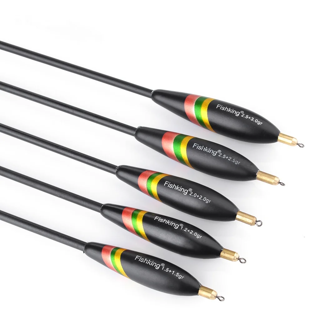 FTK 5 unids/lote Barguzinsky Fir Bobber flotador de pesca tamaño mixto 20,8 cm-23,5 cm cobre océano roca boya para aparejos de pesca de carpa - imagen 4