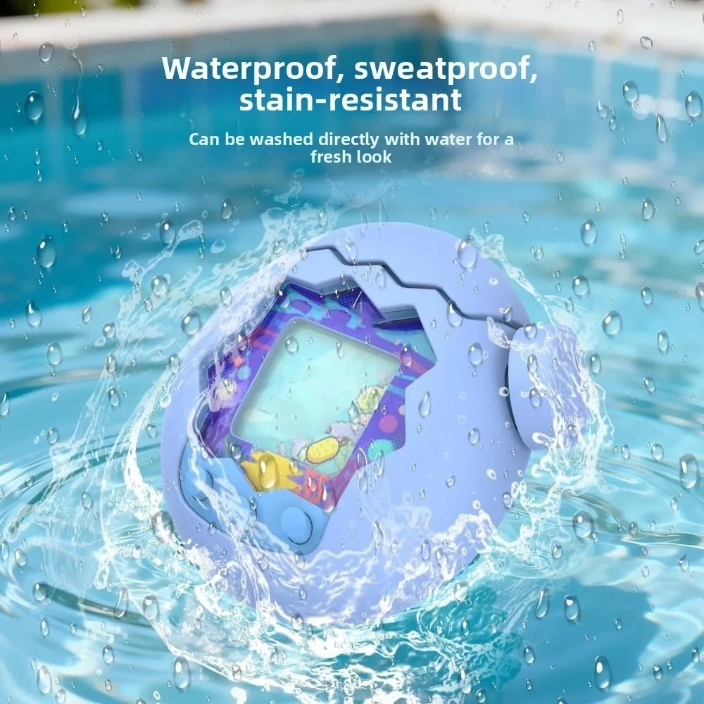 Funda protectora de silicona para consola de juegos con cordón, funda protectora antiarañazos a prueba de golpes para Tamagotchi Paradise - imagen 2