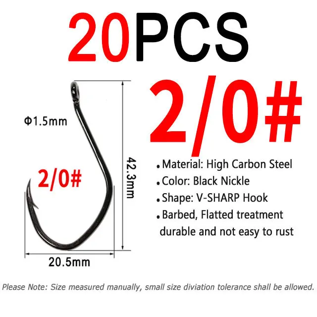 20pcs size 2l0