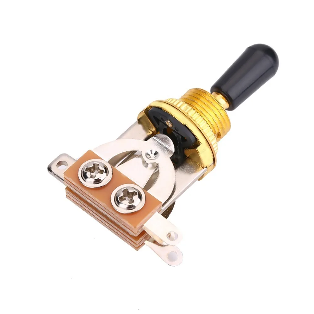Selector de 3 Vías Punta Negra – Cambio rápido de pastillas para guitarra eléctrica - imagen 3