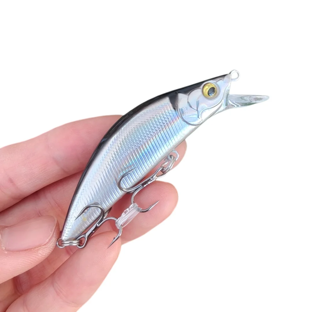 Swolfy, 1 unidad, 50mm, 4,7g, 65mm, 8,2g, Señuelos de Pesca Minnow, Wobblers artificiales, cebo duro, aparejos de pesca Jerkbait - imagen 2