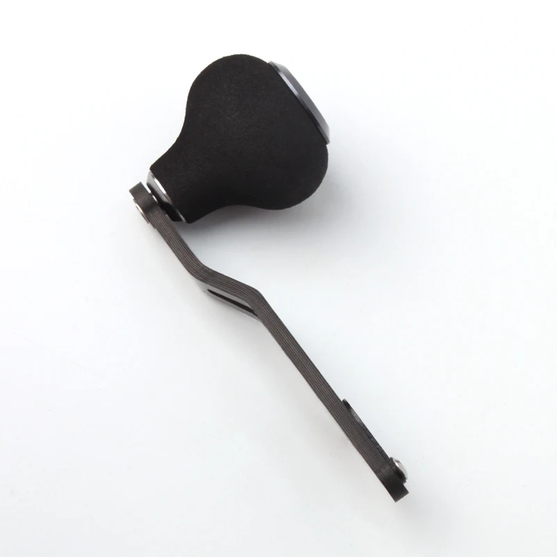 Ruke newfishing-mango de carrete de fibra de carbono, balancín único con longitud Eva, 92mm, 7x4/8x5mm, agujeros, traje, mango de carrete D/S/A, accesorio DIY - imagen 4