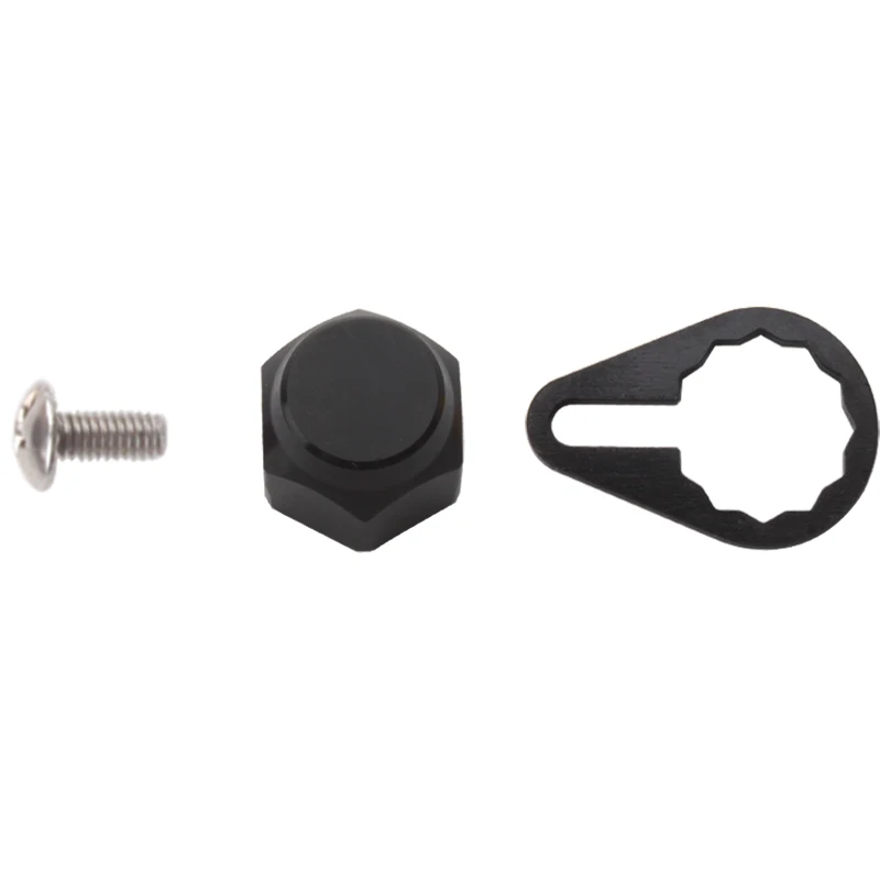 Carrete de pesca Kawa, tuerca de manivela, tornillo y placa para carrete BaitCast A/D, carrete con tapa de tornillo de mano izquierda y derecha, accesorio DIY - imagen 3