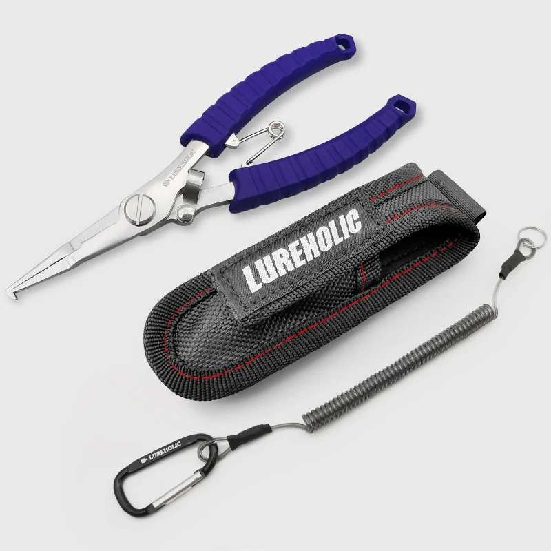 LUREHOLIC 58g Super ligero 15cm alicates de anillo dividido señuelo pesca alicates de acero inoxidable con bolsa y cordón - imagen 5