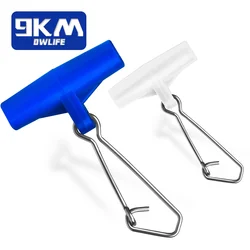 Duo Deslizador de plomo con broches y giratorio para sedal